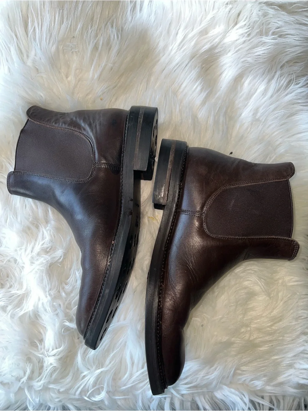 Tommy Hilfiger Men's Brown Leather Chukka Boots